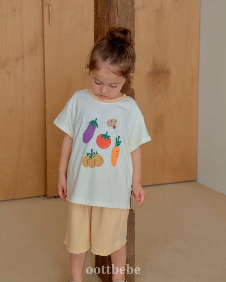 Oott Bebe - Korean Baby Fashion - #babylifestyle - Vegetable Market Top Bottom Set - 9