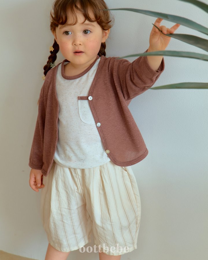Oott Bebe - Korean Baby Fashion - #babylifestyle - Knee-Length Pumpkin Pants - 3