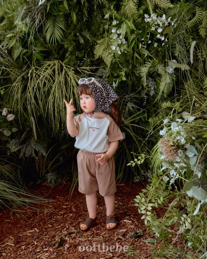 Oott Bebe - Korean Baby Fashion - #babylifestyle - Legend Top Bottom Set - 2