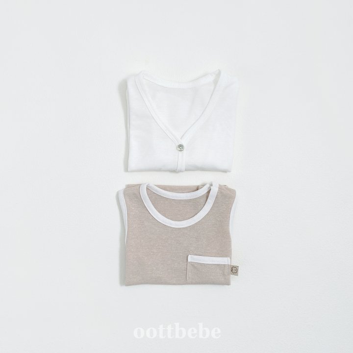 Oott Bebe - Korean Baby Fashion - #babyoninstagram - Linen Cool Set - 5