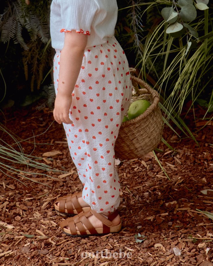 Oott Bebe - Korean Baby Fashion - #babyoninstagram - Ripple Gauze Pants - 6