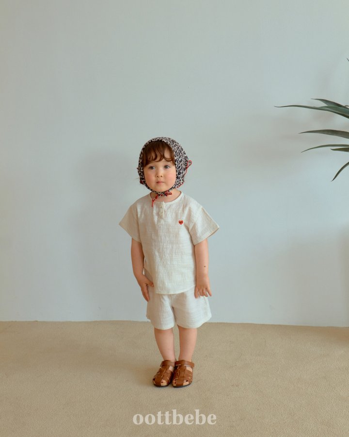 Oott Bebe - Korean Baby Fashion - #babyoninstagram - Low Top Bottom Set - 6