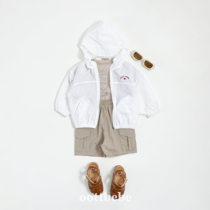 Oott Bebe - Korean Baby Fashion - #babyootd - Wind Hooded Zip-up Jacket - 8