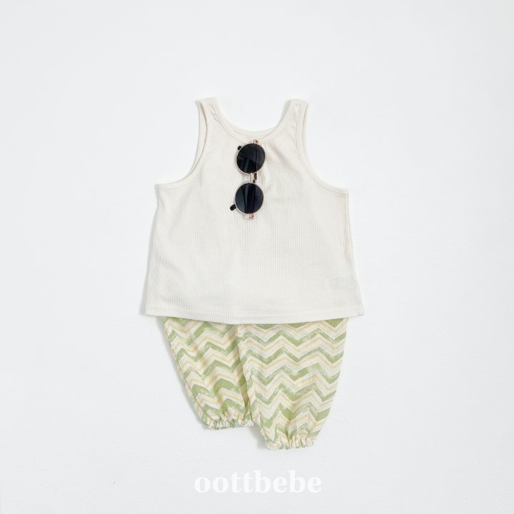 Oott Bebe - Korean Baby Fashion - #babyootd - Simply Sleeveless Top - 3