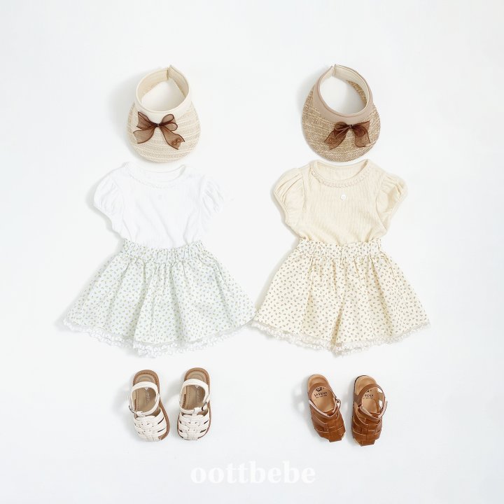Oott Bebe - Korean Baby Fashion - #babyootd - Ricotta Skirted Pants