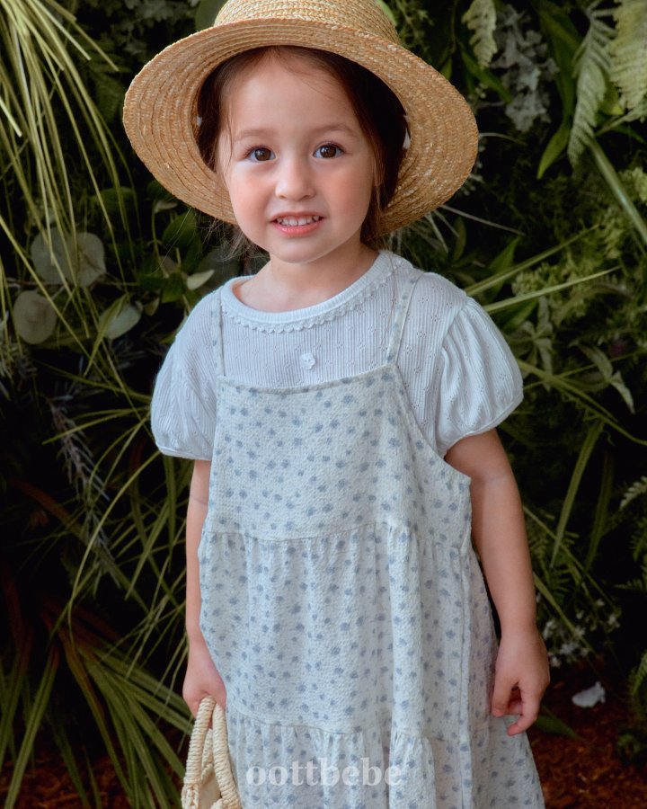 Oott Bebe - Korean Baby Fashion - #babyootd - Rose Me One-piece - 9