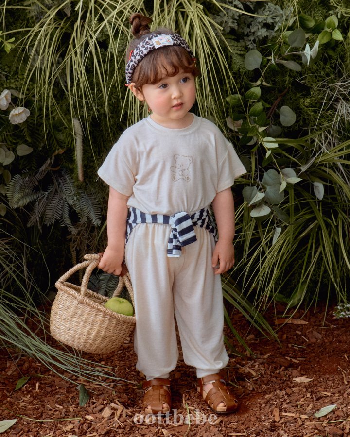 Oott Bebe - Korean Baby Fashion - #babyootd - Nufi Jogger Pants - 2