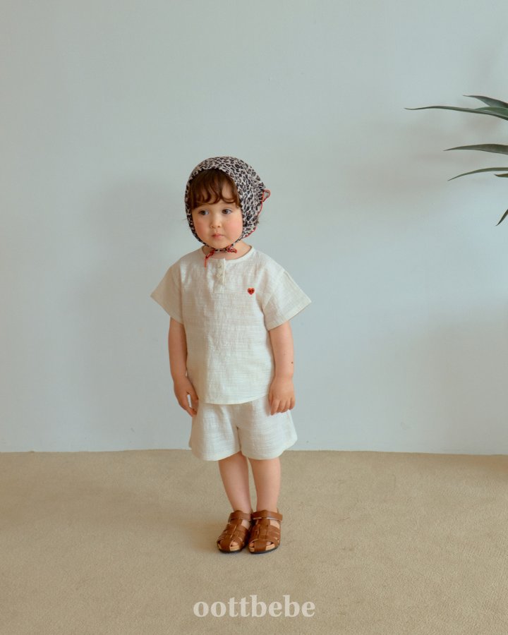 Oott Bebe - Korean Baby Fashion - #babyootd - Low Top Bottom Set - 7