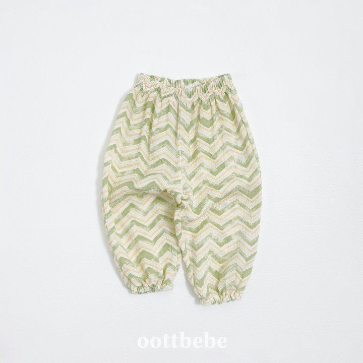 Oott Bebe - Korean Baby Fashion - #babyoutfit - Ripple Pants - 5