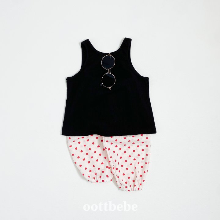 Oott Bebe - Korean Baby Fashion - #babyoutfit - Simply Sleeveless Top - 5