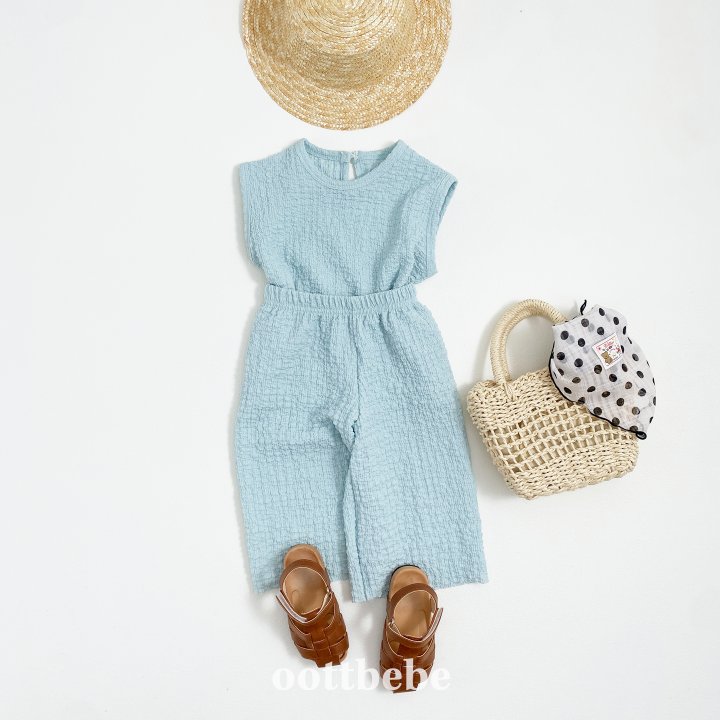 Oott Bebe - Korean Baby Fashion - #babyoutfit - Maya Sleeveless Set - 3