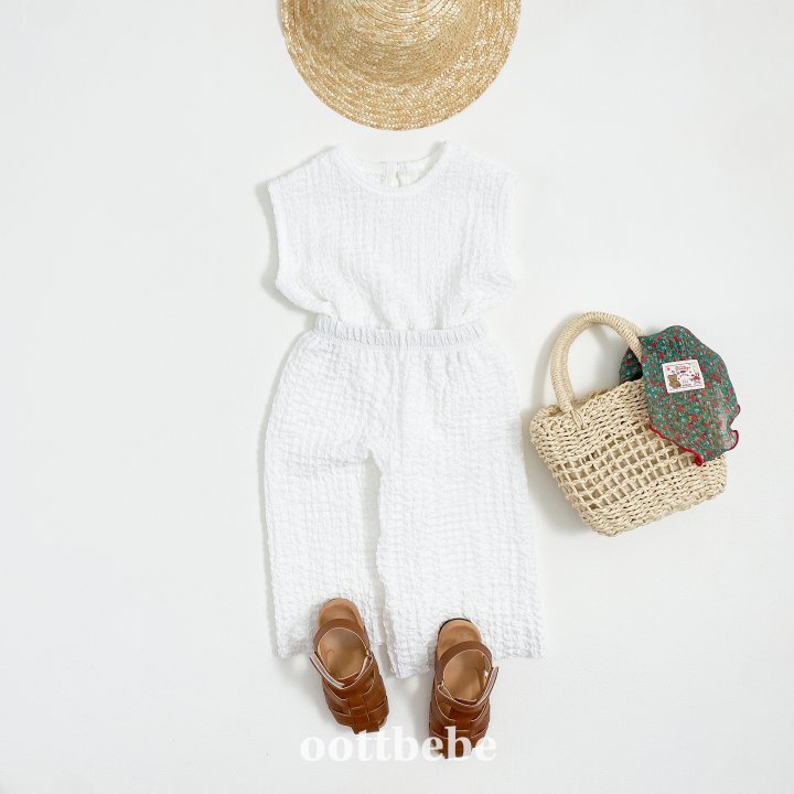 Oott Bebe - Korean Baby Fashion - #babyoutfit - Maya Sleeveless Set - 4