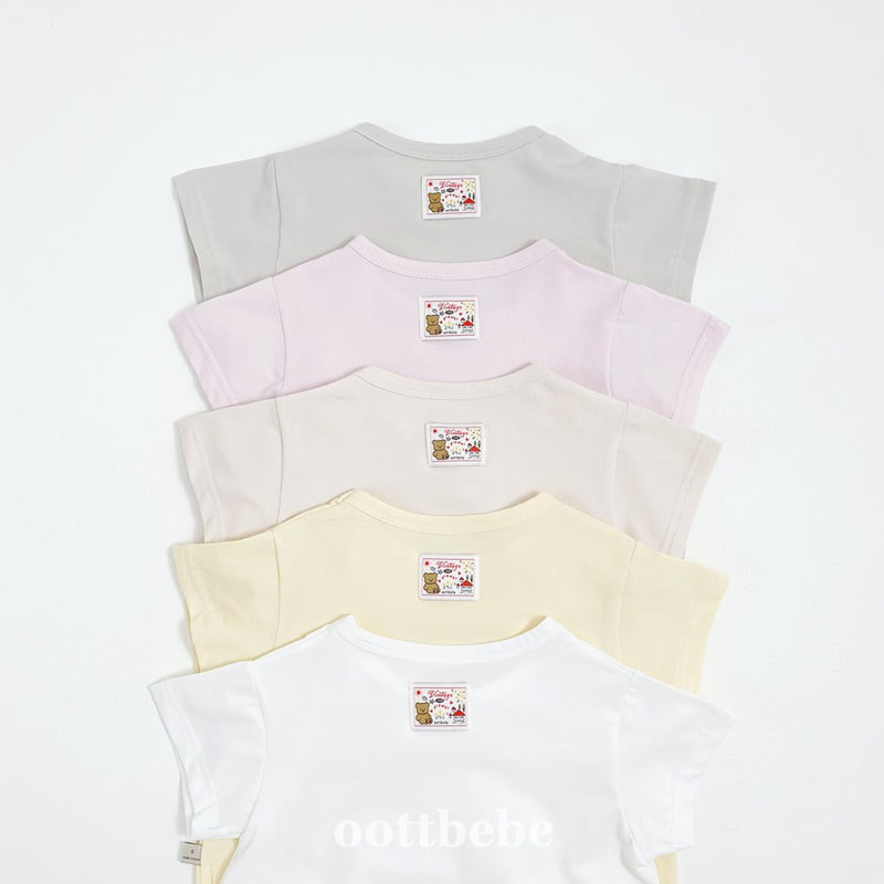 Oott Bebe - Korean Baby Fashion - #babyoutfit - Bebe Supima Short Sleeve Bodysuit - 11