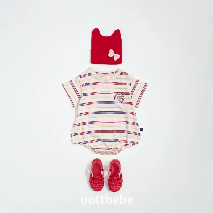 Oott Bebe - Korean Baby Fashion - #babyoutfit - Bebe Aloha Bodysuit - 2
