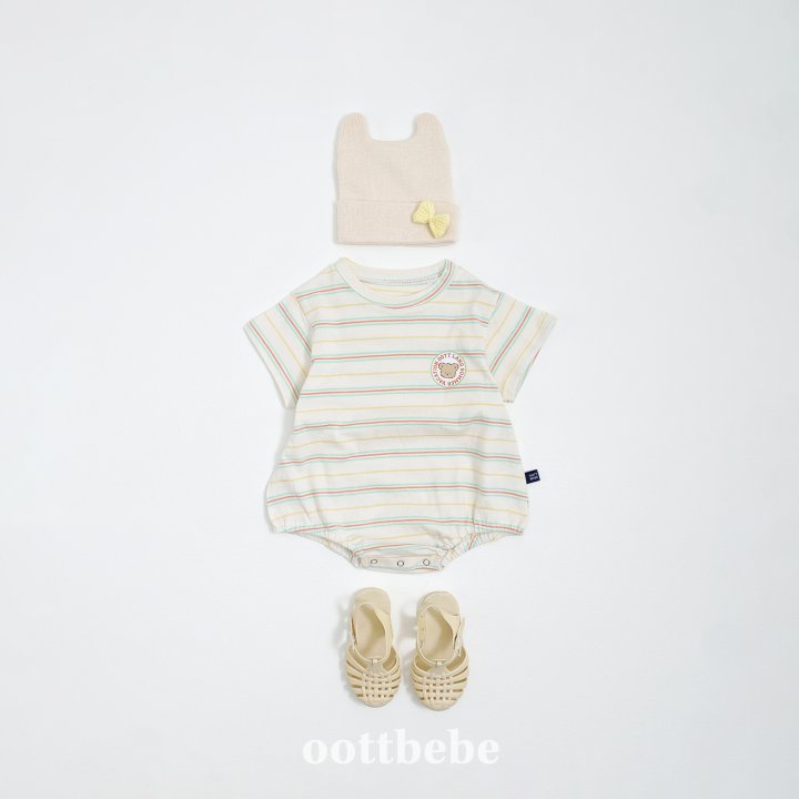 Oott Bebe - Korean Baby Fashion - #babyoutfit - Bebe Aloha Bodysuit - 3