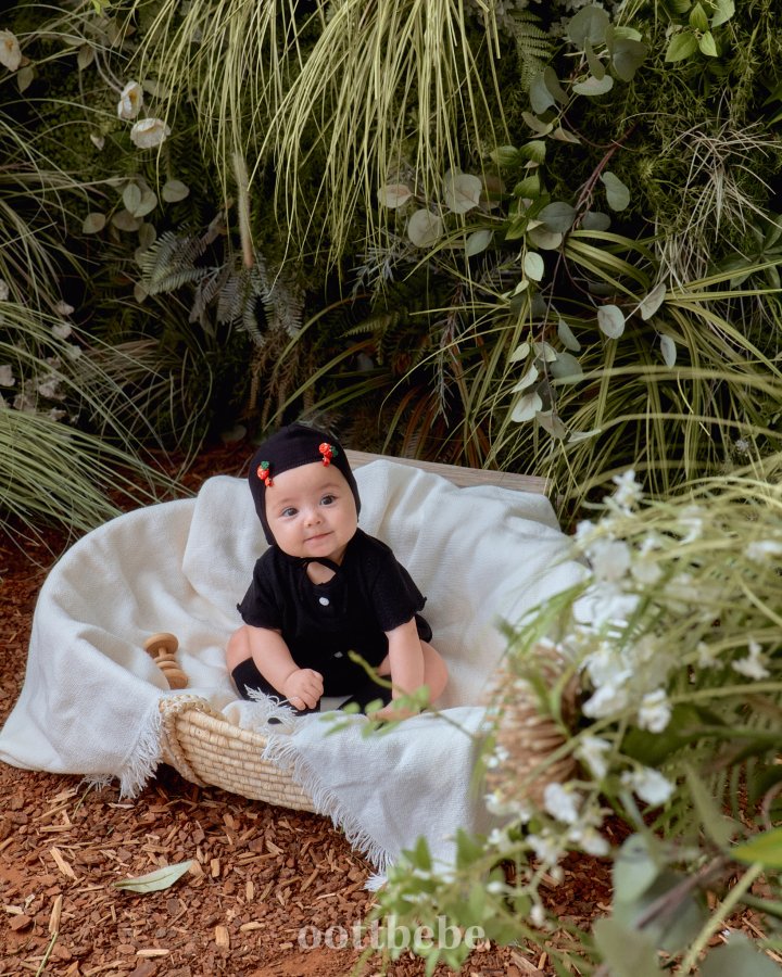 Oott Bebe - Korean Baby Fashion - #babyoutfit - Honey Bloomer Set - 3