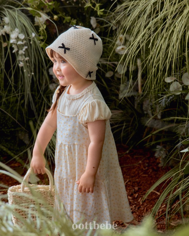 Oott Bebe - Korean Baby Fashion - #babyoutfit - Rose Me One-piece - 11