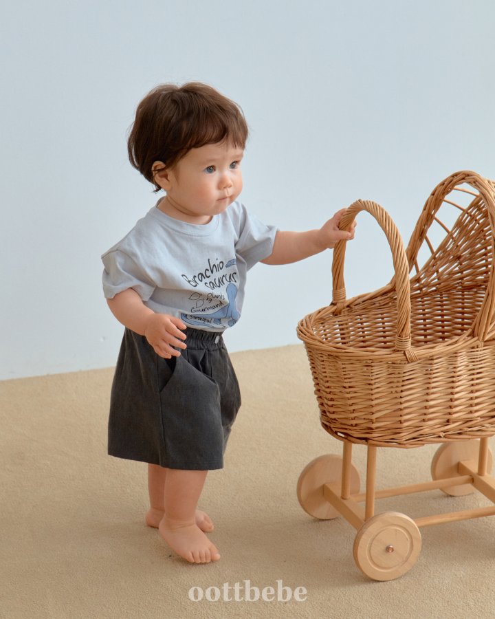 Oott Bebe - Korean Baby Fashion - #babyoutfit - Pigment Pintuck Pants - 7