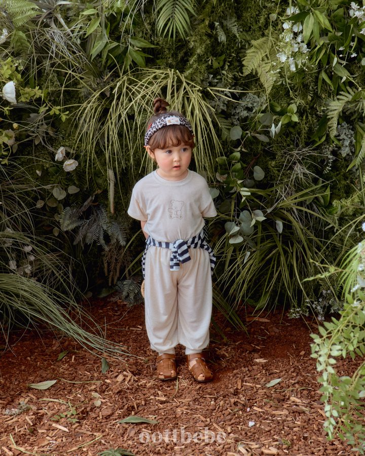 Oott Bebe - Korean Baby Fashion - #babyoutfit - Nufi Short Sleeve Tee - 2