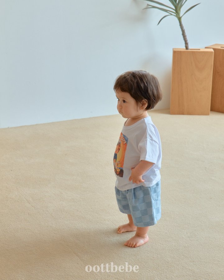 Oott Bebe - Korean Baby Fashion - #babyoutfit - Vintage Post Tee - 6