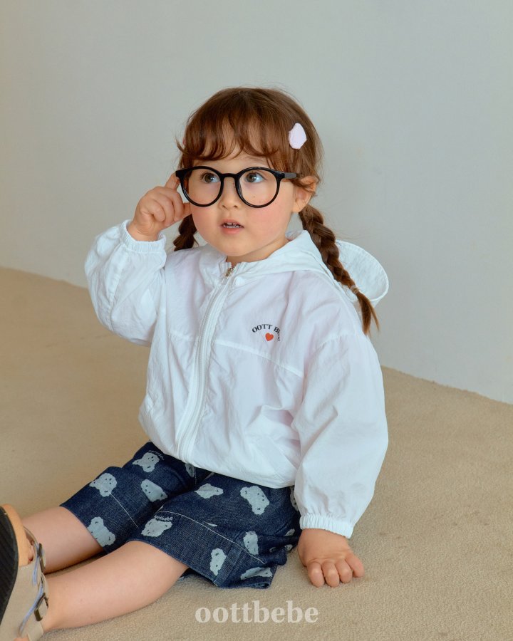 Oott Bebe - Korean Baby Fashion - #babyoutfit - Windbreaker Hoodie Zip-Up - 4