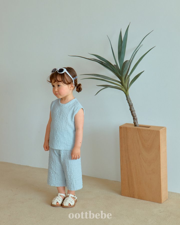 Oott Bebe - Korean Baby Fashion - #babyoutfit - Maya Sleeveless Set - 11
