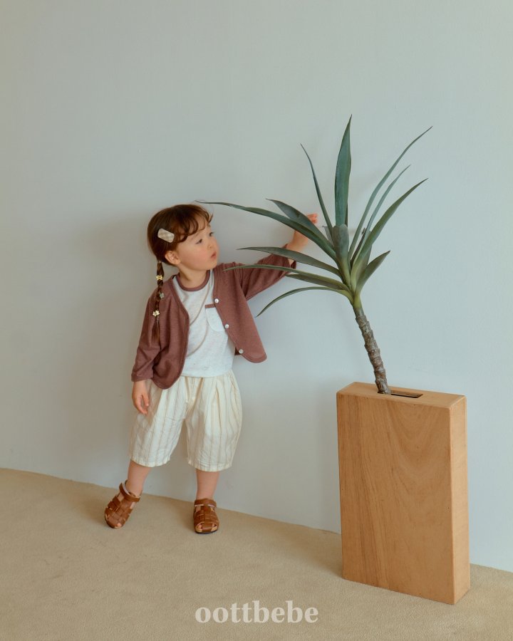 Oott Bebe - Korean Baby Fashion - #babyoutfit - Knee-Length Pumpkin Pants - 6