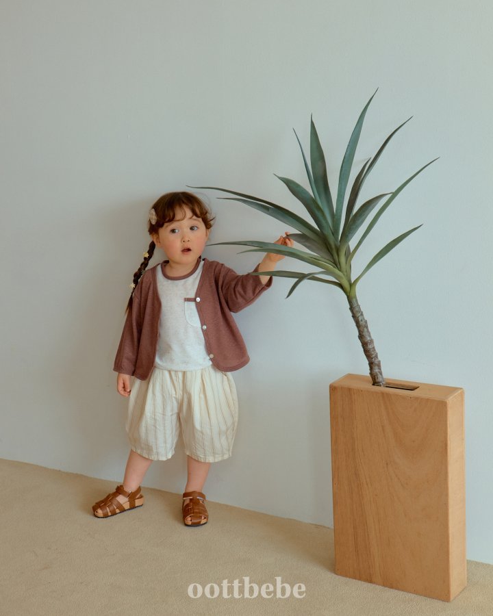 Oott Bebe - Korean Baby Fashion - #babyoutfit - Knee-Length Pumpkin Pants - 7