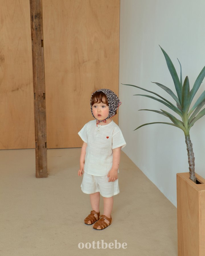 Oott Bebe - Korean Baby Fashion - #babyoutfit - Low Top Bottom Set - 8