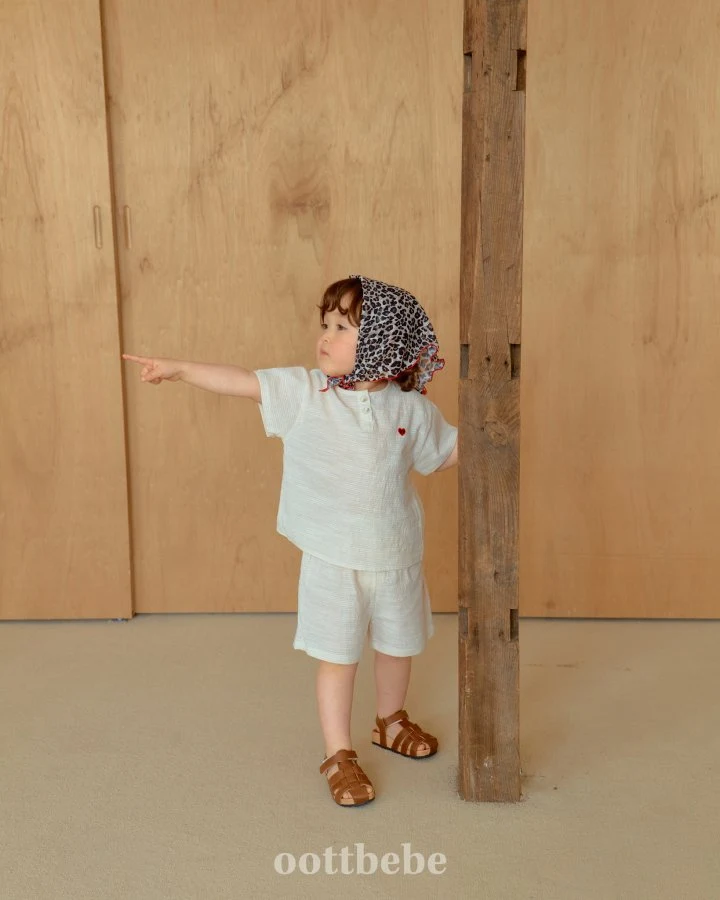 Oott Bebe - Korean Baby Fashion - #babyoutfit - Low Top Bottom Set - 9