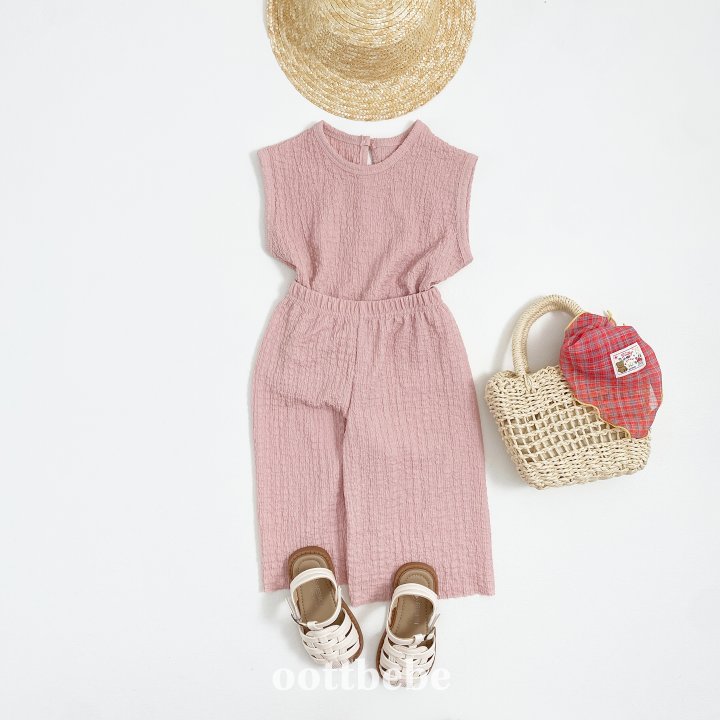 Oott Bebe - Korean Baby Fashion - #babywear - Maya Sleeveless Set - 5