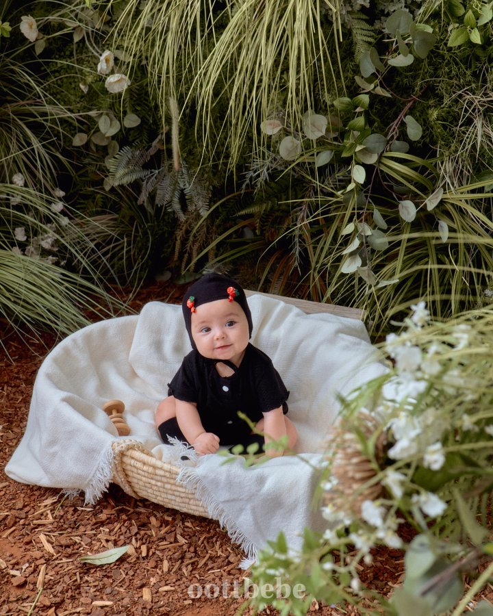 Oott Bebe - Korean Baby Fashion - #babyoutfit - Honey Bloomer Set - 4
