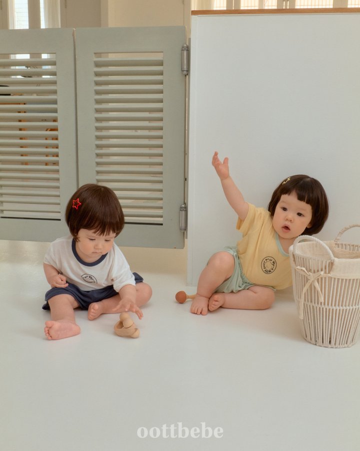 Oott Bebe - Korean Baby Fashion - #babywear - Sand Top Bottom Set - 8