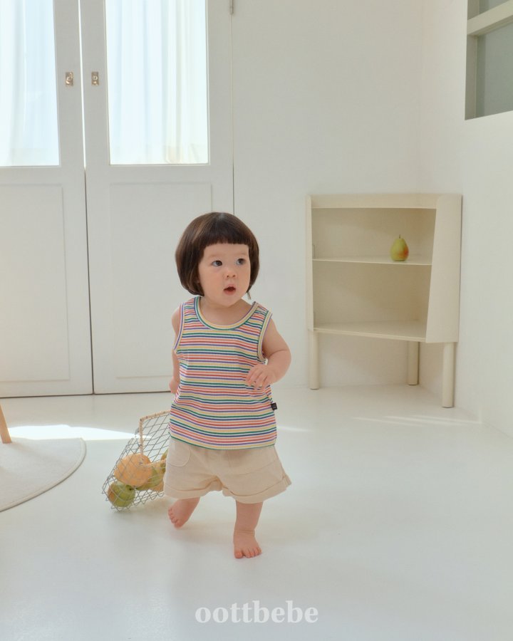 Oott Bebe - Korean Baby Fashion - #babywear - Maldives Sleeveless Tee - 7