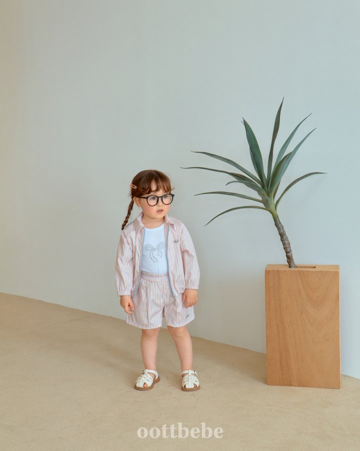 Oott Bebe - Korean Baby Fashion - #babywear - Pose Collar Windbreaker - 5