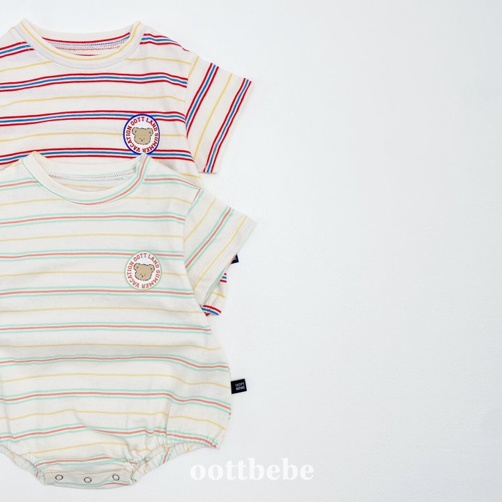 Oott Bebe - Korean Baby Fashion - #onlinebabyboutique - Bebe Aloha Bodysuit - 5