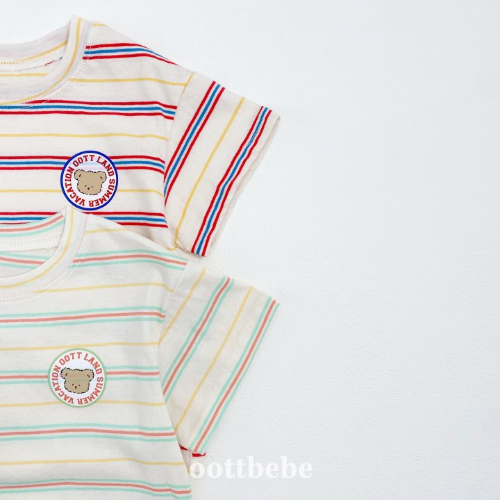Oott Bebe - Korean Baby Fashion - #onlinebabyboutique - Aloha Top and Bottom Set - 3