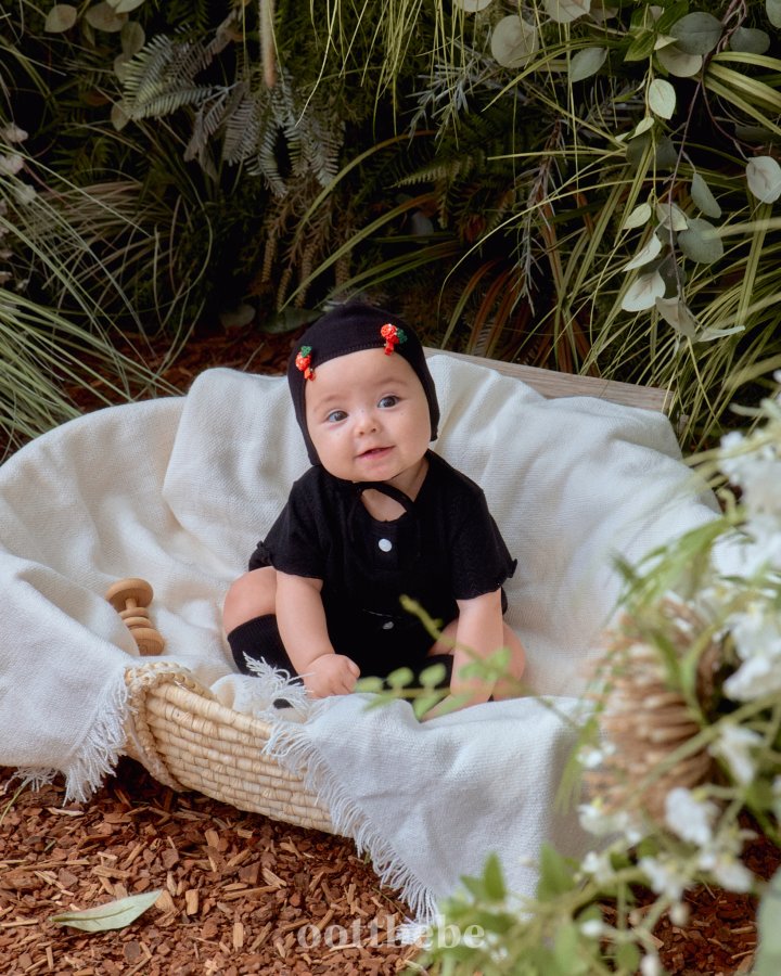 Oott Bebe - Korean Baby Fashion - #onlinebabyboutique - Honey Bloomer Set - 5