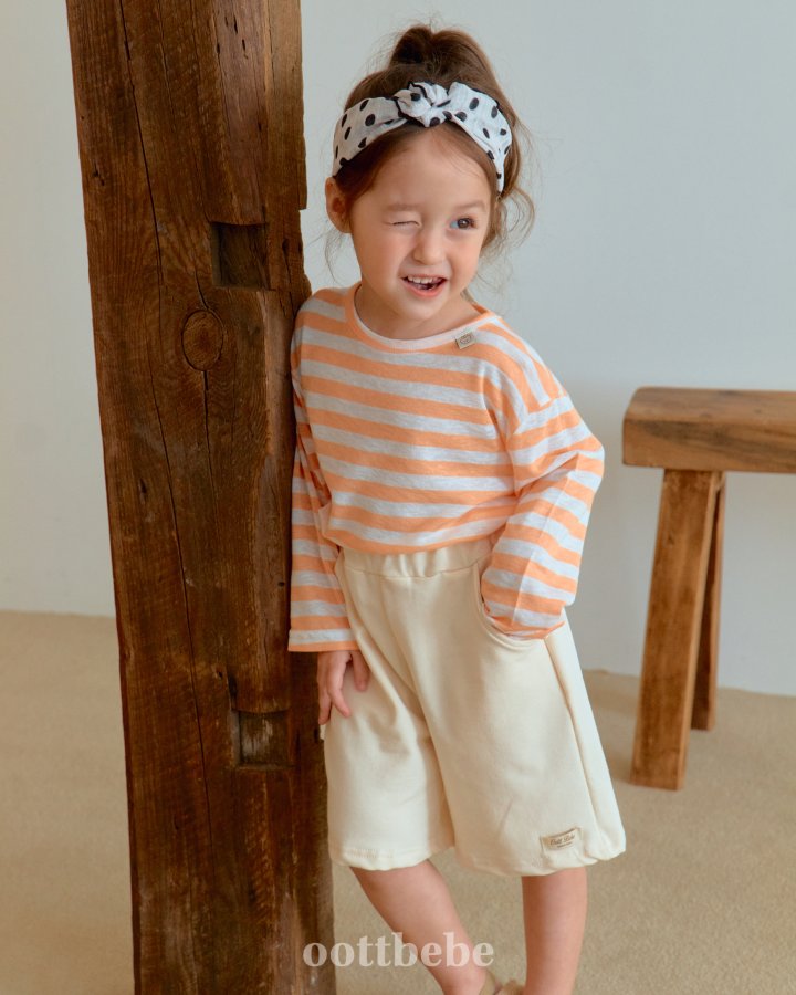 Oott Bebe - Korean Baby Fashion - #onlinebabyboutique - Jelly Modal Terry Shorts - 3