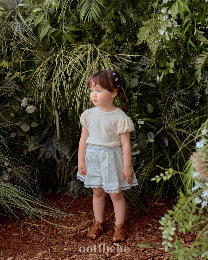 Oott Bebe - Korean Baby Fashion - #onlinebabyboutique - IVE Puff Sleeve Tee