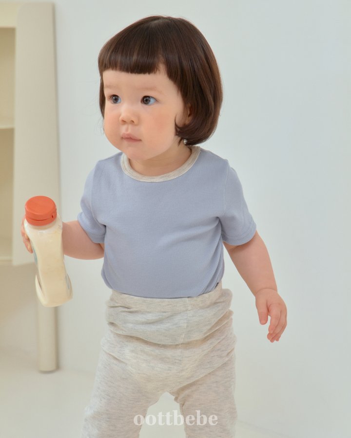 Oott Bebe - Korean Baby Fashion - #onlinebabyboutique - Sweet Ribbed Easywear - 11