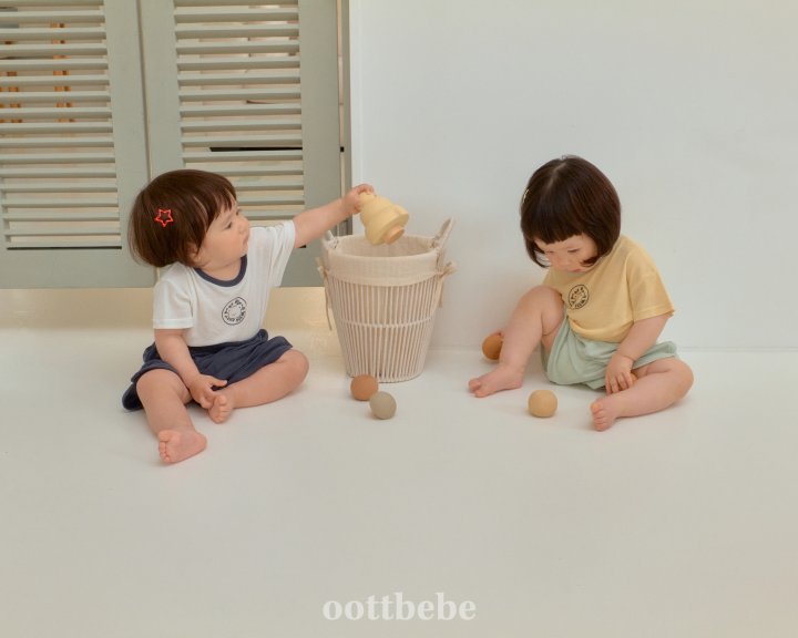 Oott Bebe - Korean Baby Fashion - #onlinebabyboutique - Sand Top Bottom Set - 9