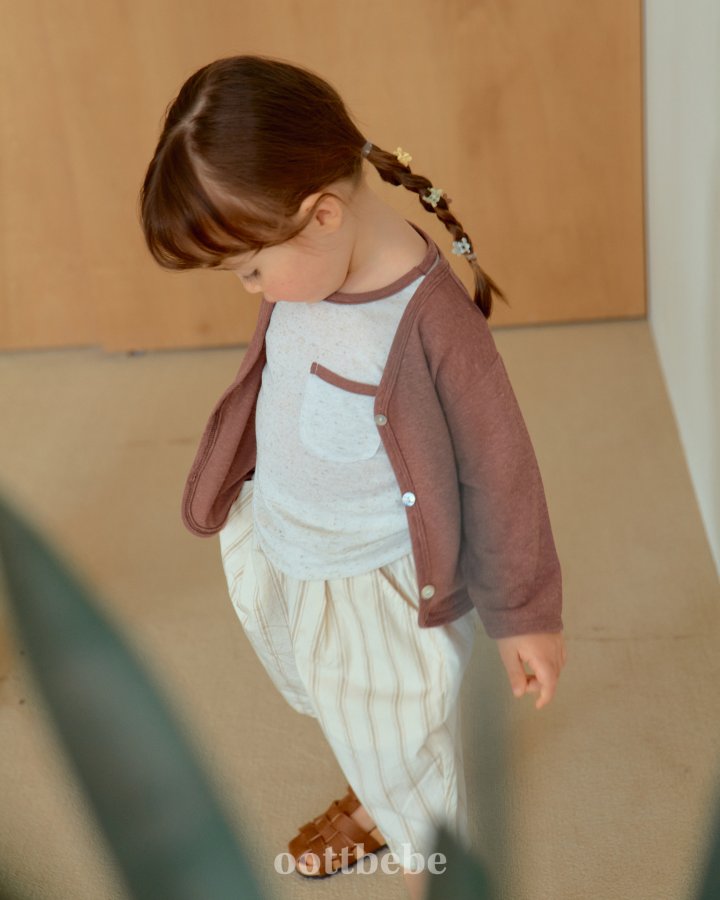 Oott Bebe - Korean Baby Fashion - #onlinebabyboutique - Knee-Length Pumpkin Pants - 9