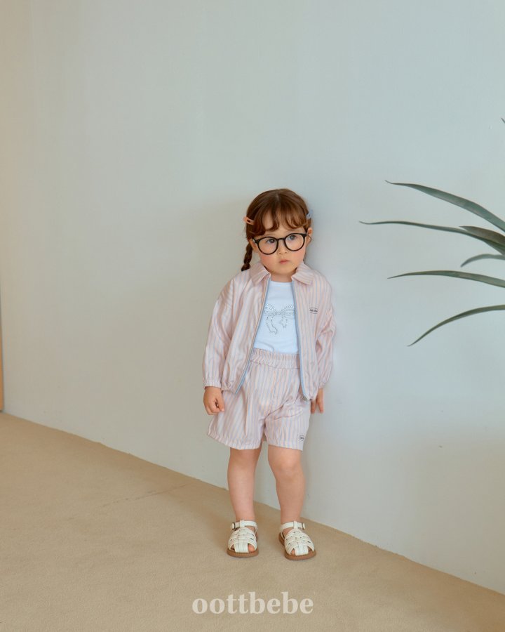Oott Bebe - Korean Baby Fashion - #onlinebabyboutique - Pose Collar Windbreaker - 6