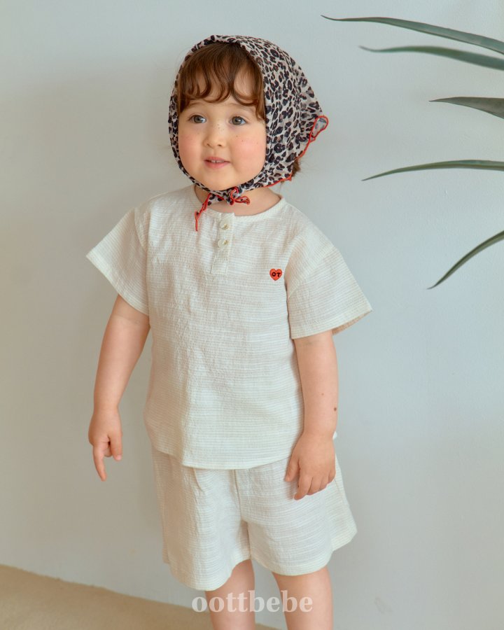 Oott Bebe - Korean Baby Fashion - #onlinebabyboutique - Low Top Bottom Set - 11