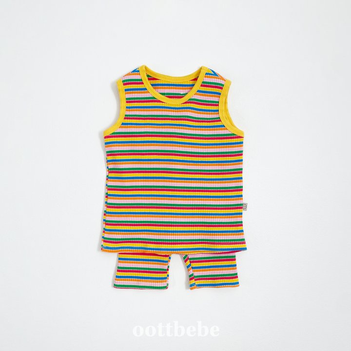Oott Bebe - Korean Baby Fashion - #onlinebabyshop - Summer Rainbow Easywear - 3