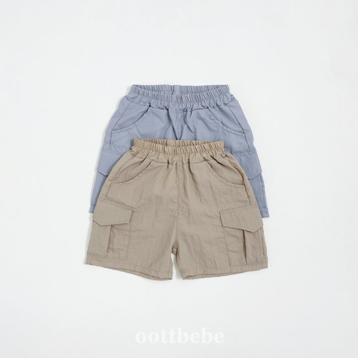 Oott Bebe - Korean Baby Fashion - #onlinebabyshop - Wind Cargo Shorts