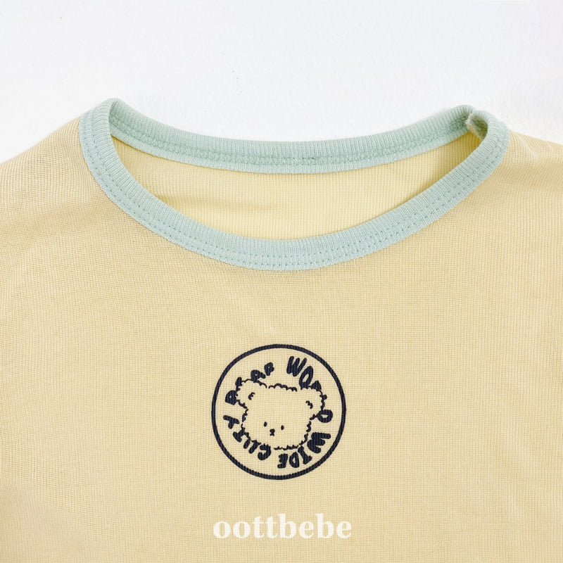 Oott Bebe - Korean Baby Fashion - #onlinebabyshop - Sand Top Bottom Set - 11