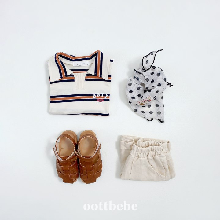 Oott Bebe - Korean Baby Fashion - #onlinebabyshop - Rugby Collar Tee - 7