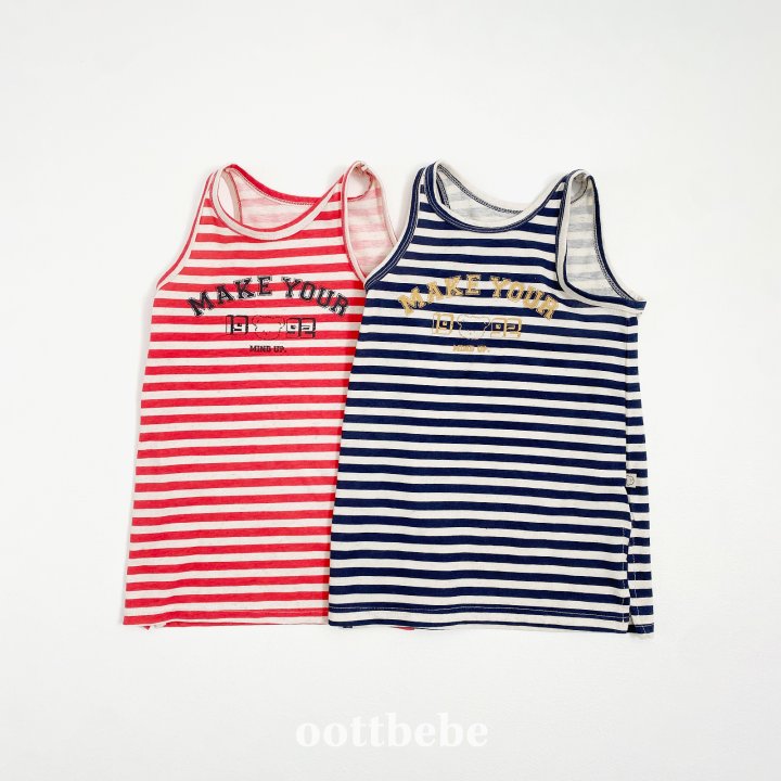 Oott Bebe - Korean Baby Fashion - #onlinebabyshop - Summer Stripe Dress - 2